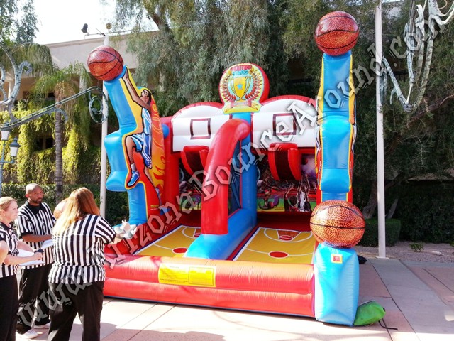 Basketball Hoop Game Rental for company parties in Phoenix, Tempe AZ